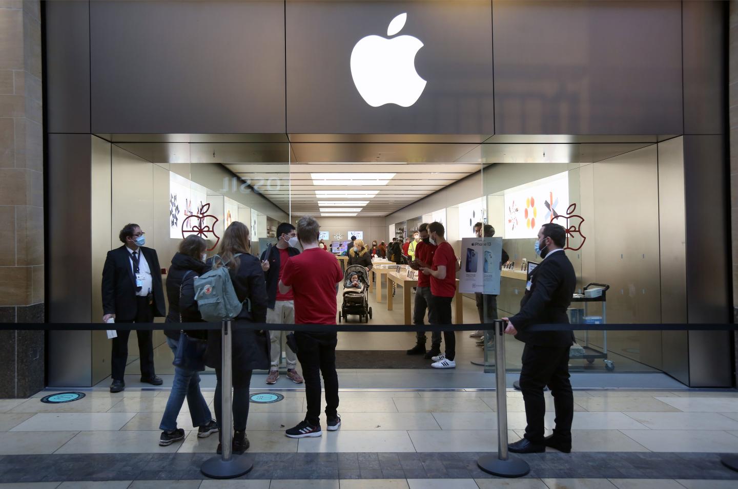 Apple retail store.