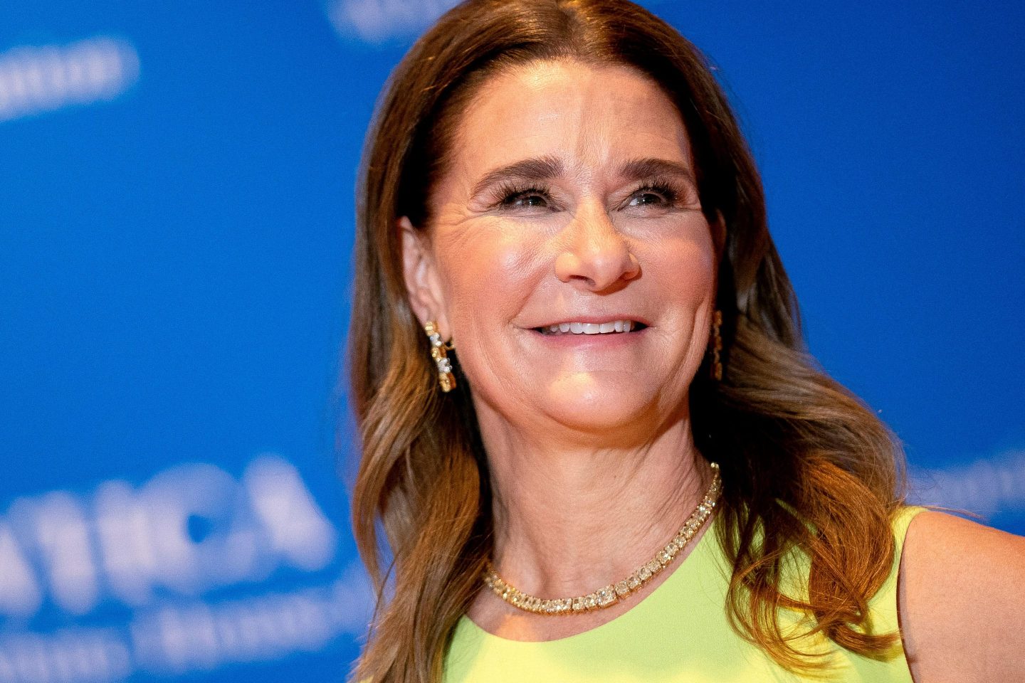 Melinda French Gates smiles at gala