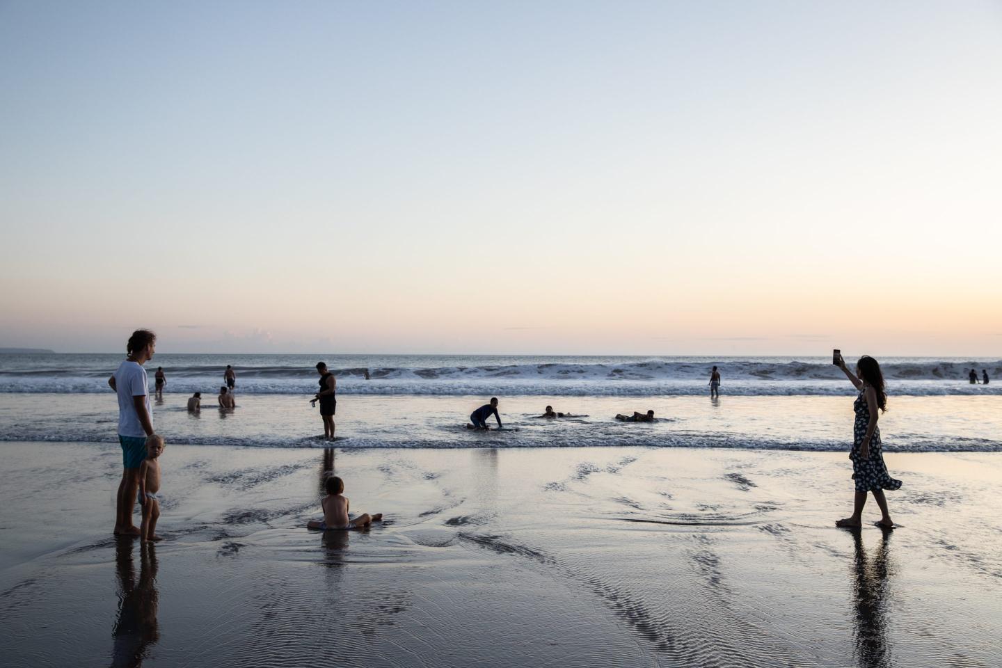 A beach in Bali