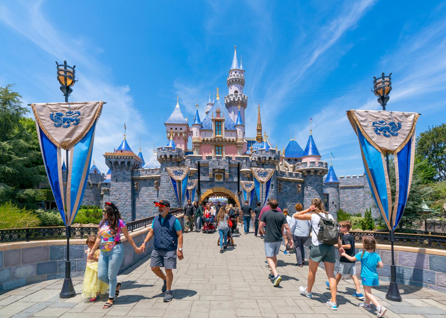 Sleeping Beauty Castle at Disneyland.