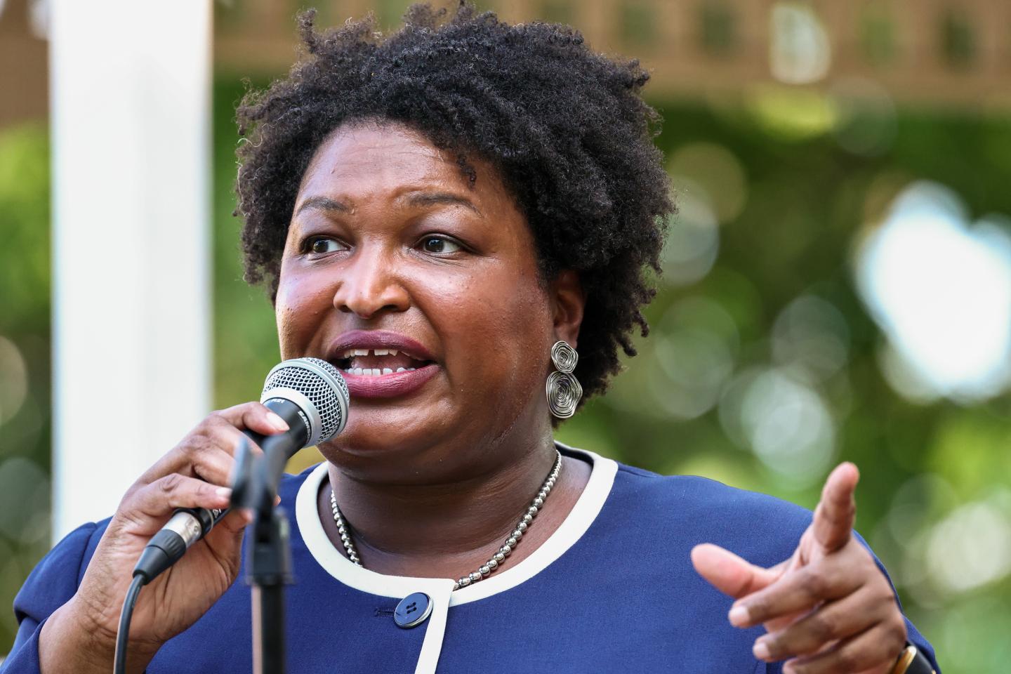 Stacey Abrams warns businesses in antiabortion states to ‘do what is best for  women’ as calls for boycotts grow louder