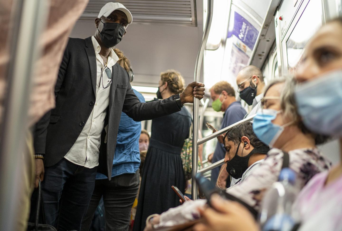 Mask Mandate New York City Subway