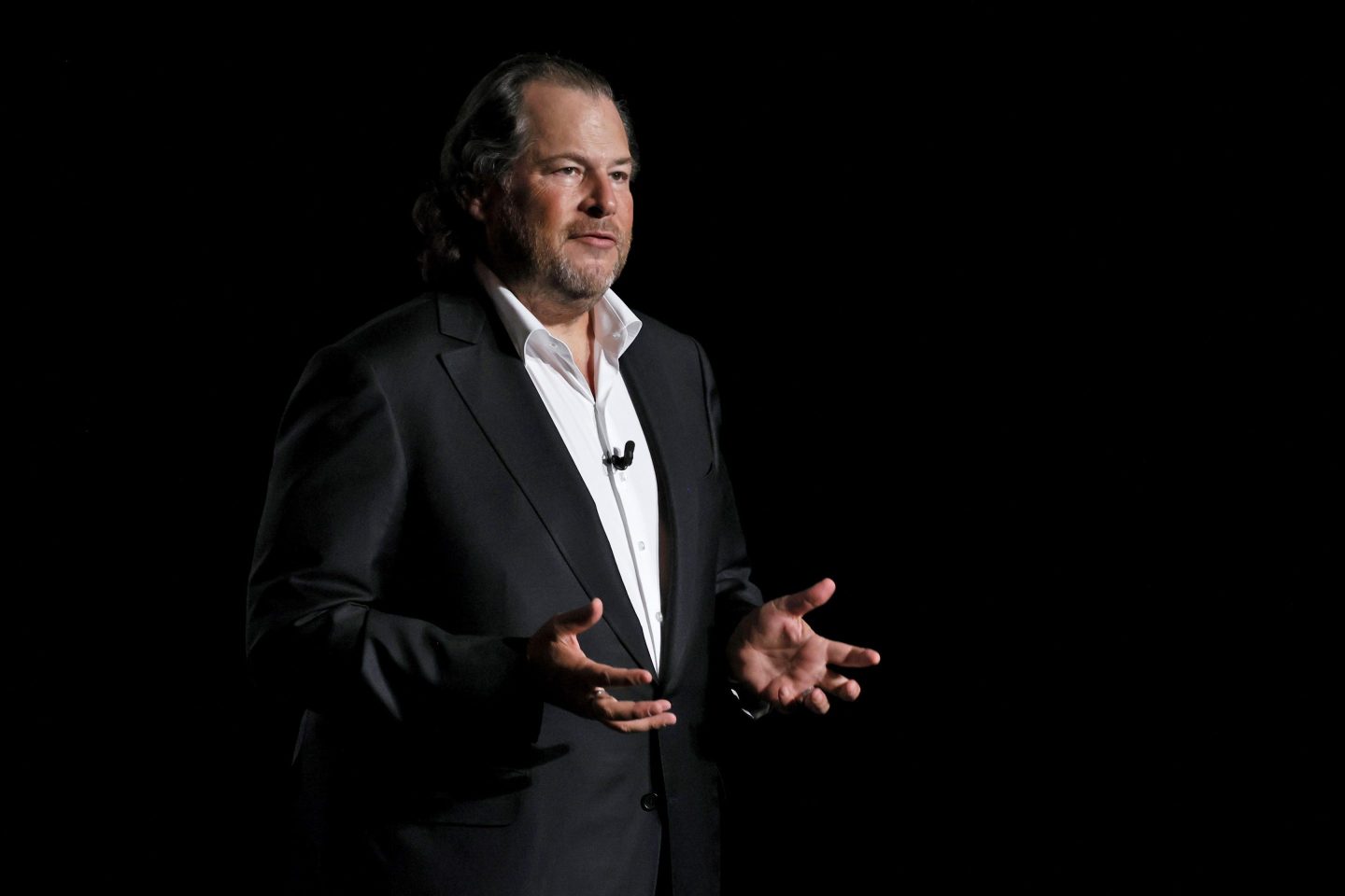 Marc Benioff, Co-Chair, TIME, Chair and Co-CEO, Salesforce, speaks onstage at the TIME100 Summit 2022 at Jazz at Lincoln Center on June 7, 2022 in New York City.