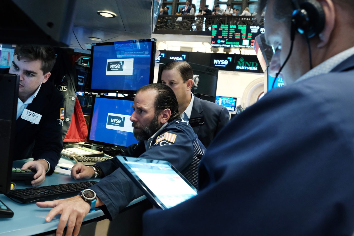 shocked wall street trader