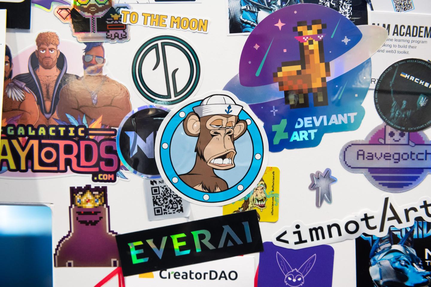 NFT projects stickers