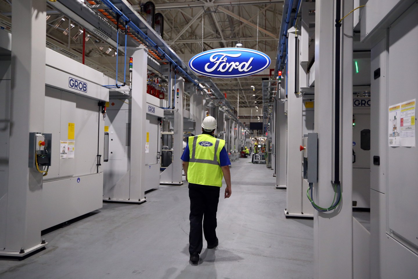 A Ford plant.