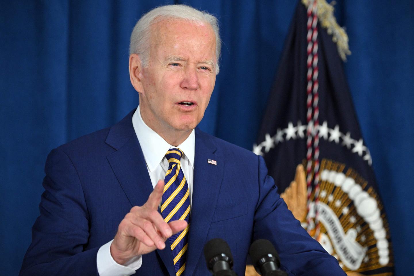 Joe Biden discussing the May 2022 Jobs Report