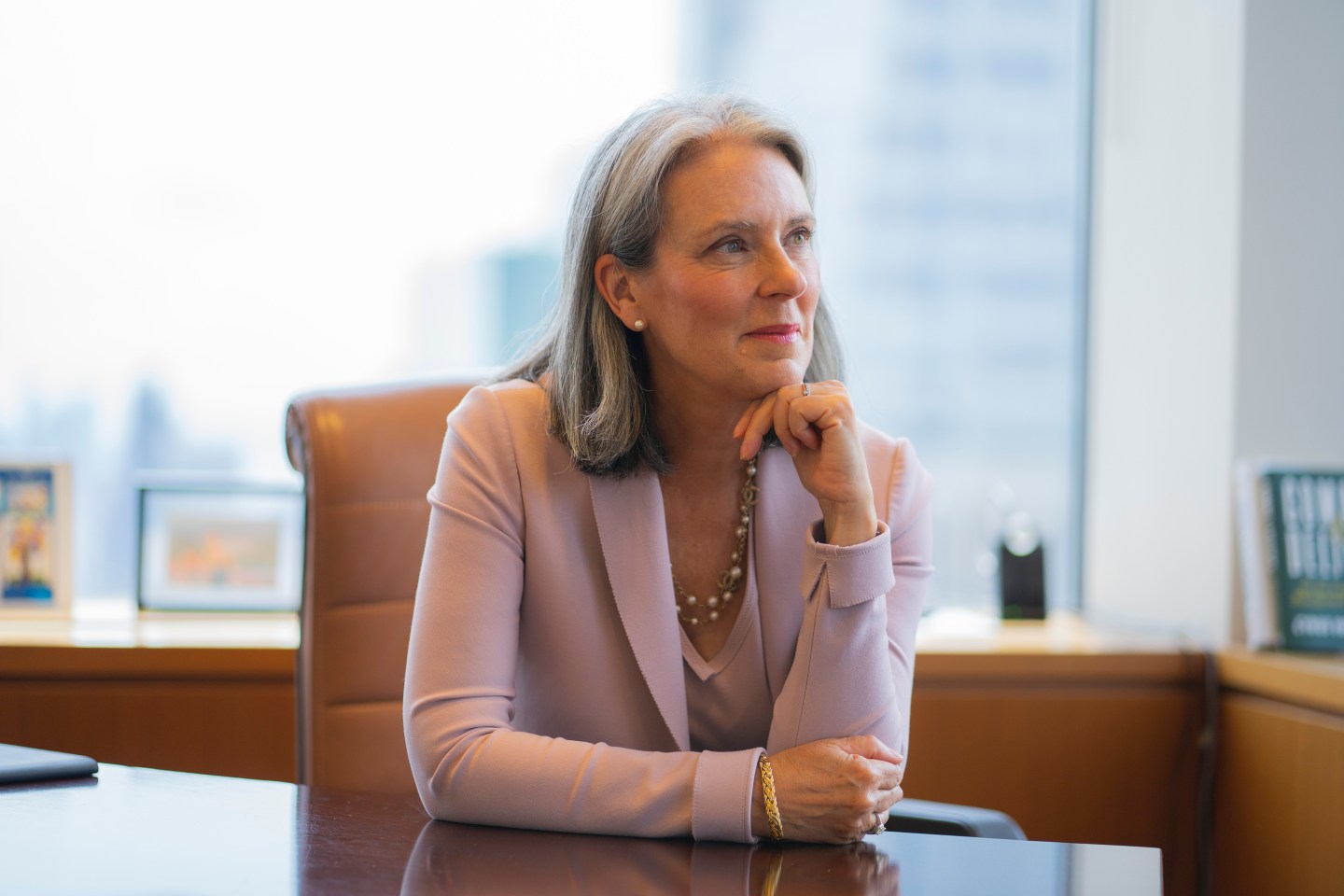 Martine Ferland, CEO of Mercer, at her Manhattan office.