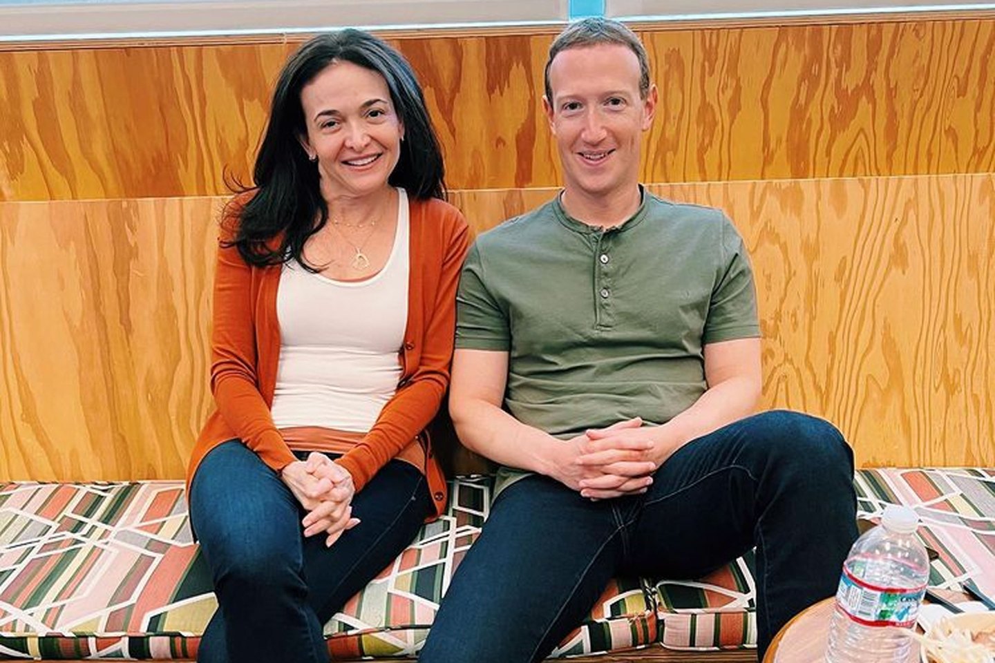 "Feeling like old times in the office..." The most recent photo of Sandberg and Zuckerburg posted on Sandberg's wishing him a "Happy early birthday".