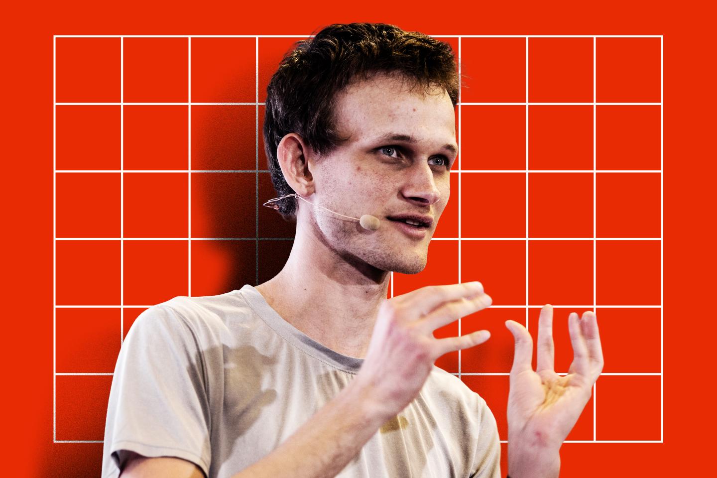 Portrait of Vitalik Buterin, co-founder of Ethereum