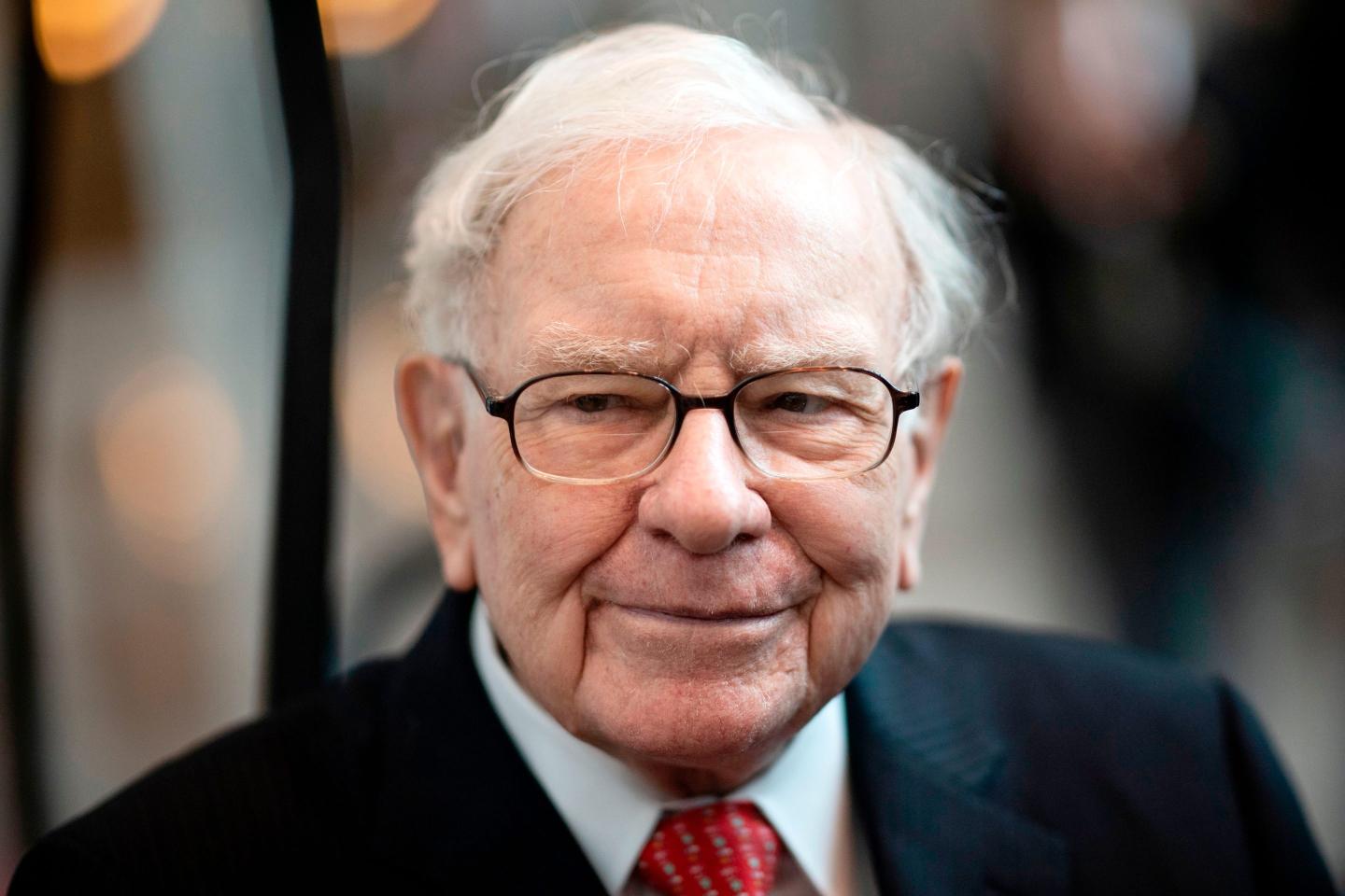 Warren Buffett at the 2019 annual Berkshire Hathaway shareholders meeting.