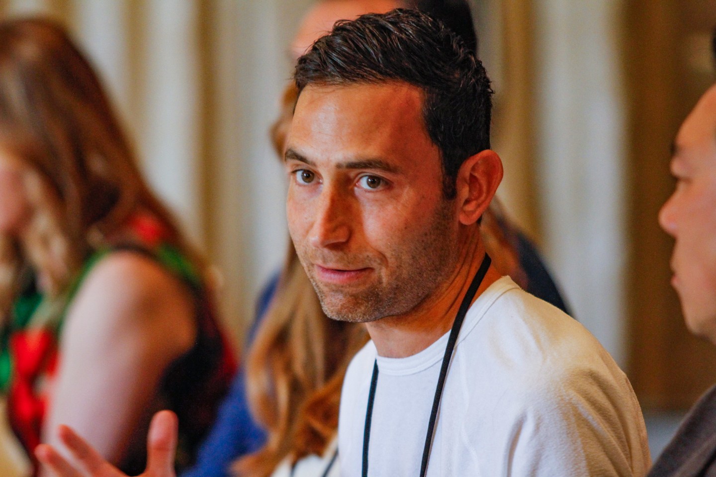 Scott Belsky, chief product officer at Adobe, speaks at Coins2Day's Brainstorm Tech in Aspen, Colo. July 12, 2022.