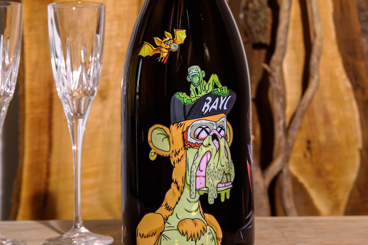 ‘I knew there was a market for it’: A bottle of champagne just sold for $2.5 million. Some NFTs were involved.