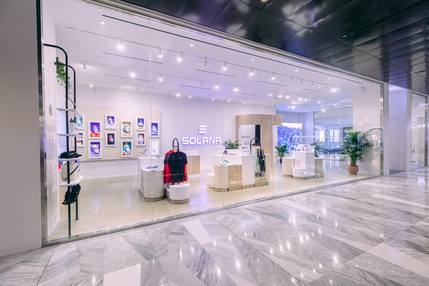 Crypto project Solana is opening a store in NYC. Take a look inside