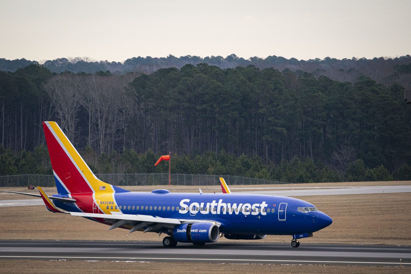 A Southwest Airlines plane.