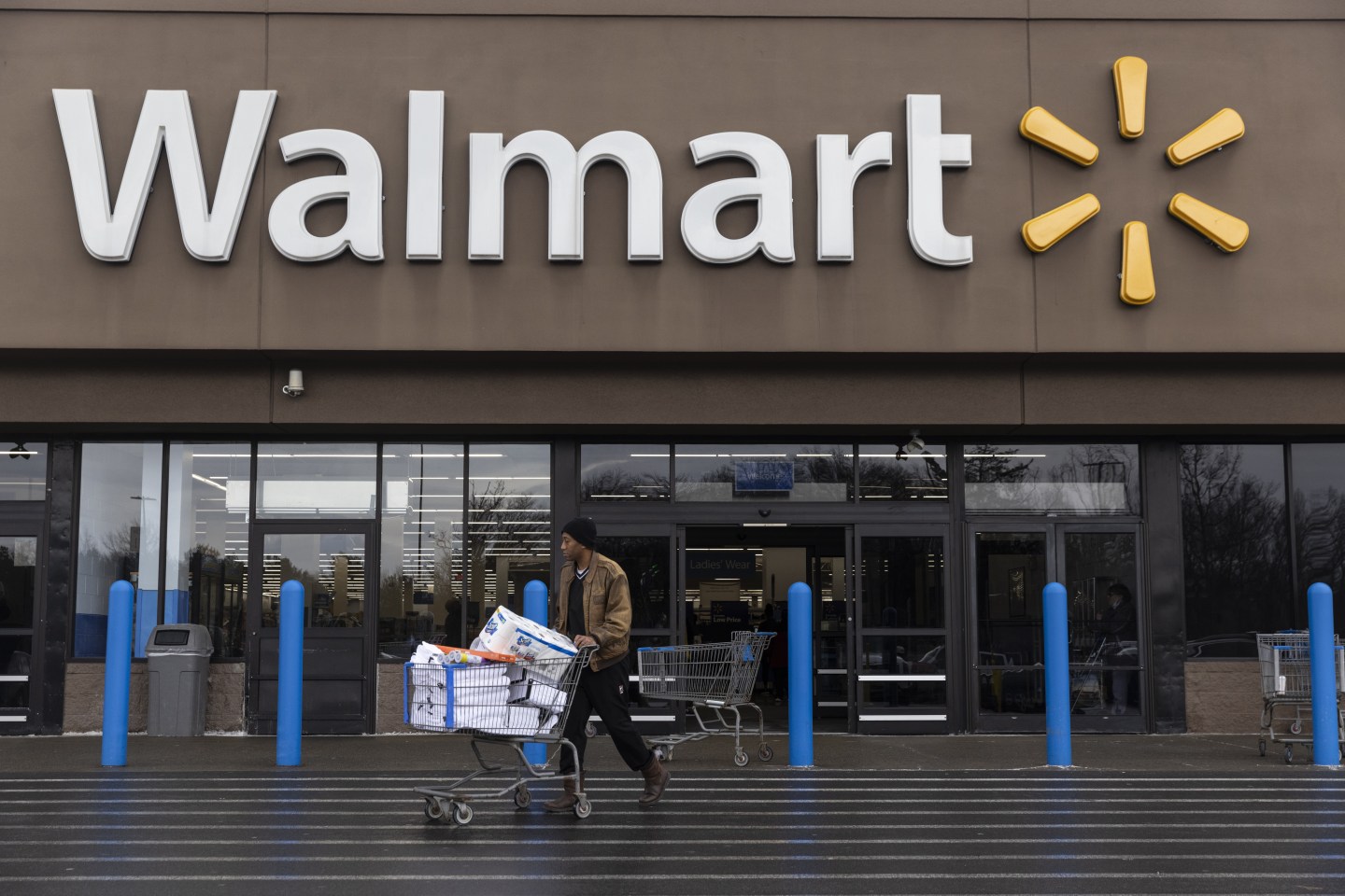Walmart store in Albany, New York.