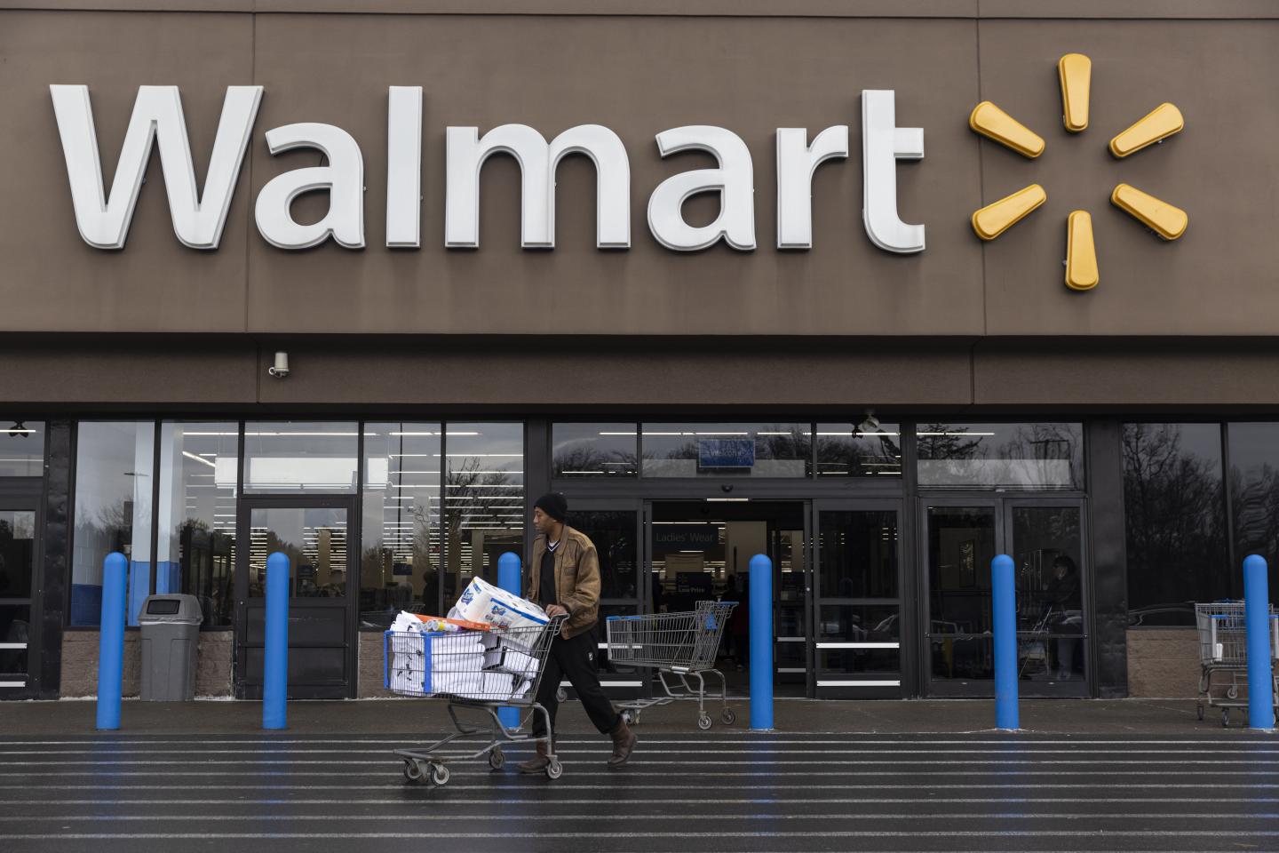 Walmart store in Albany, New York.