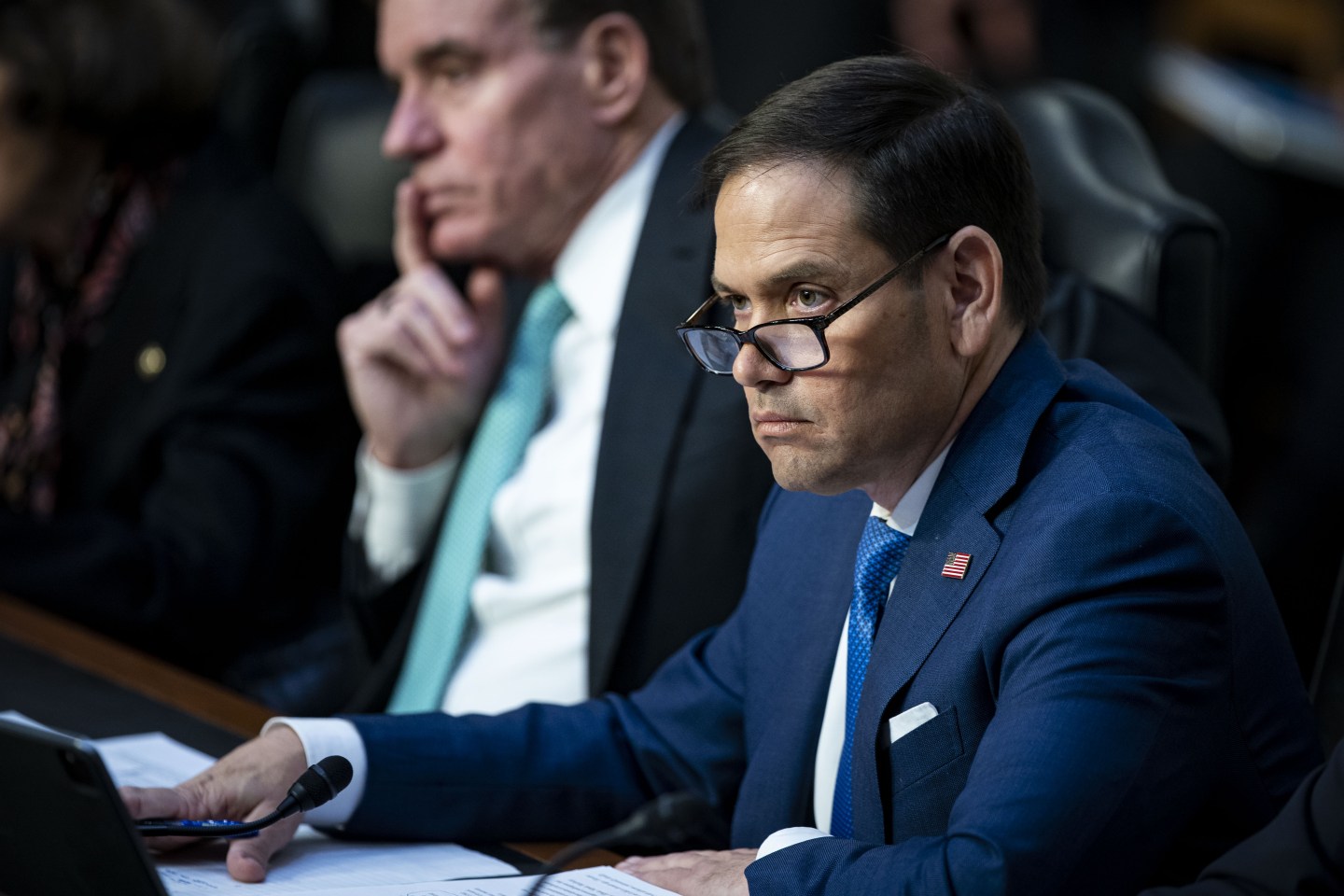 Senators Mark Warner and Marco Rubio