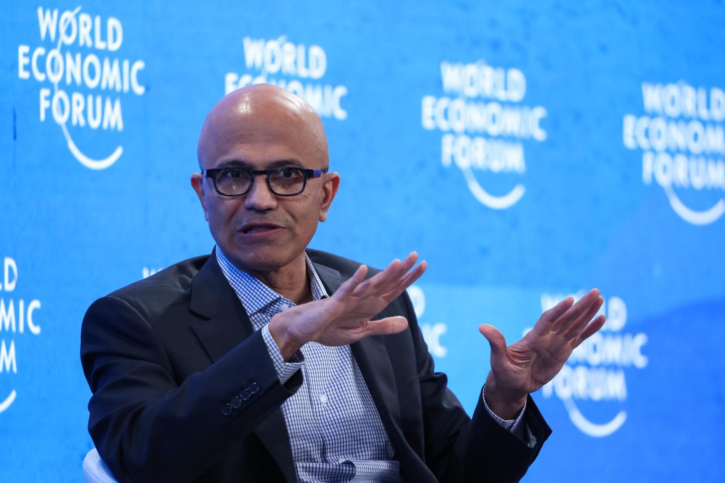Satya Nadella, chief executive officer of Microsoft.