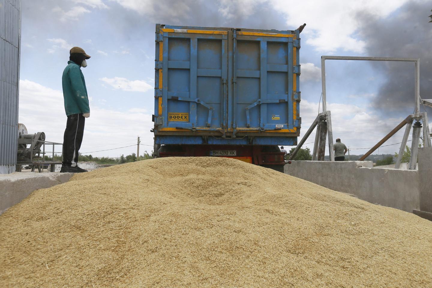 A Grain Terminal In Odesa Region, Amid Russia's Invasion Of Ukraine
