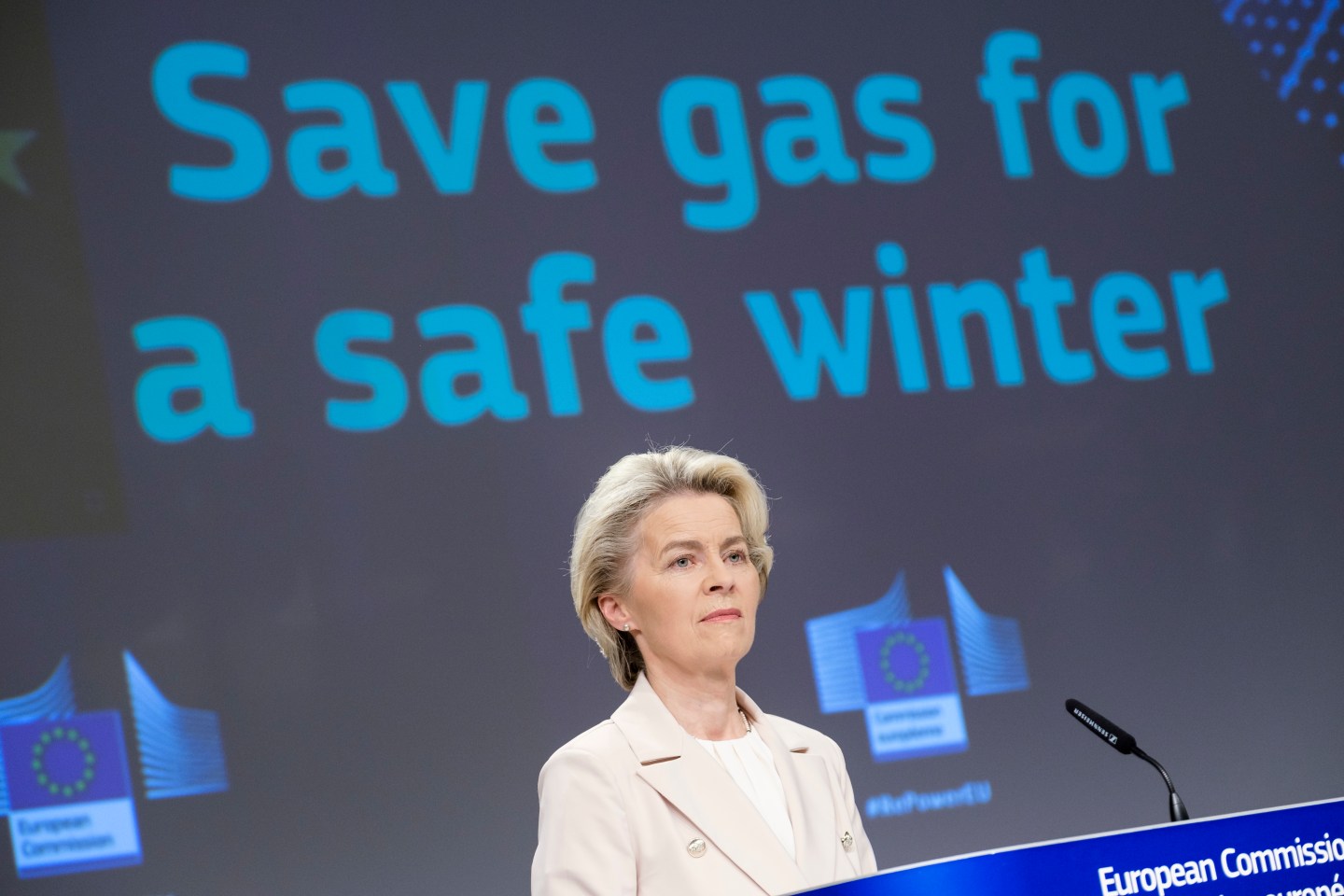 EU Commission president Ursula von der Leyen is prepared to drive prices for natural gas higher by paying a premium to gobble up as much of the world's LNG supply as possible.