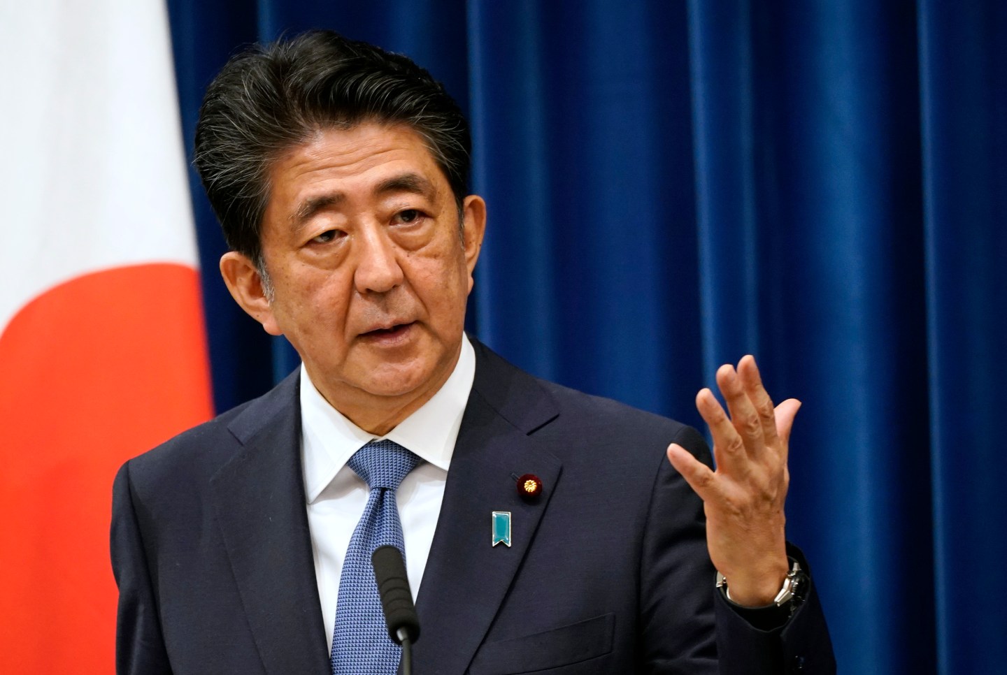 Former Prime minister Shinzo Abe
