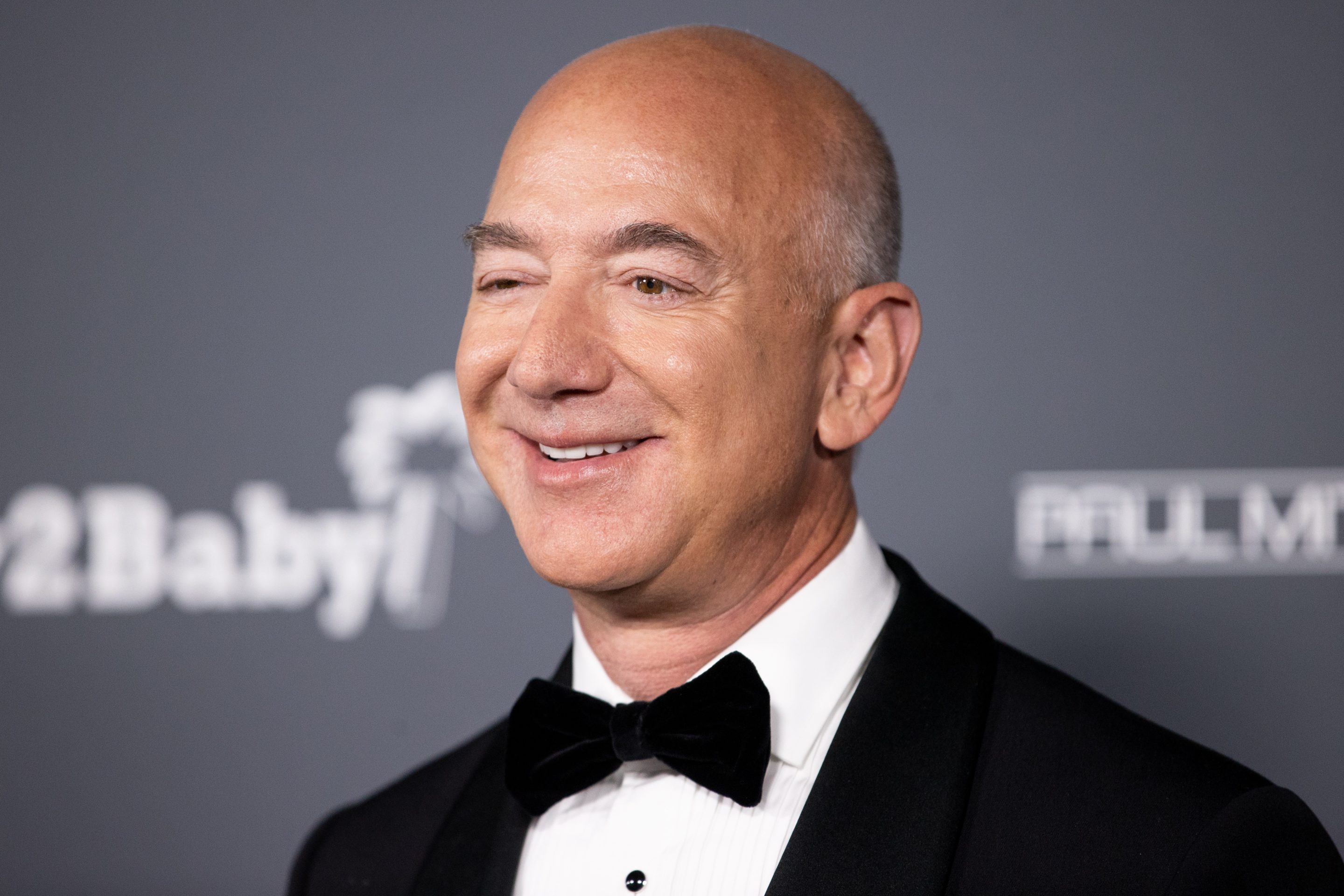 Jeff Bezos attends the Baby2Baby 10-Year Gala presented by Paul Mitchell at Pacific Design Center on Nov. 13, 2021, in West Hollywood, Calif.