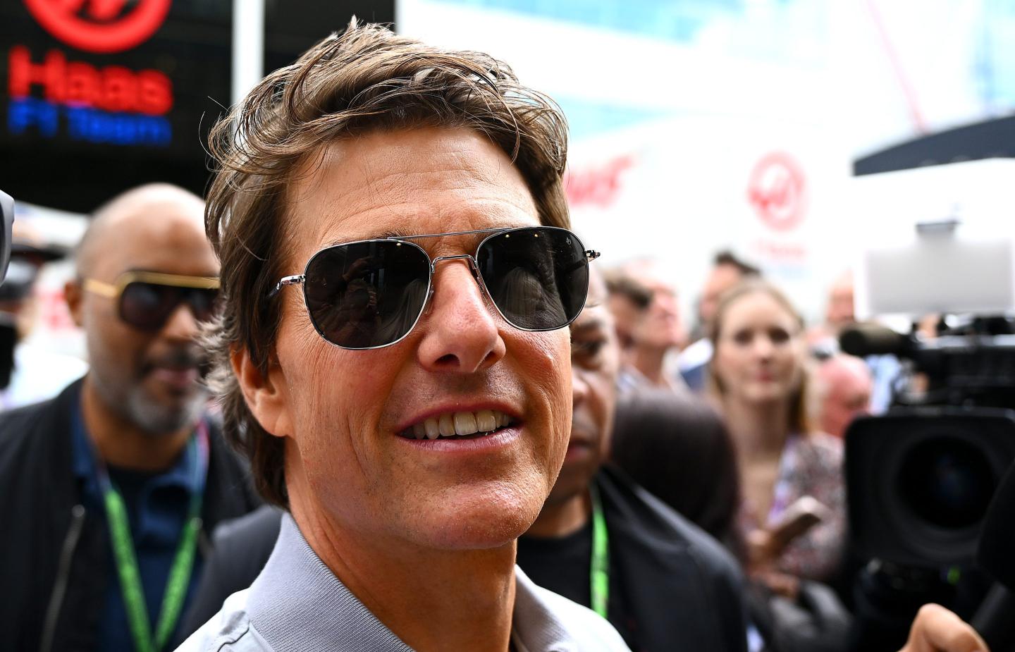 Tom Cruise in Ray-Ban sunglasses