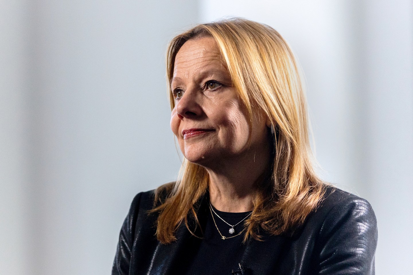 Mary Barra, CEO of General Motors, speaks during an interview with The Associated Press, Thursday, July 14, 2022.