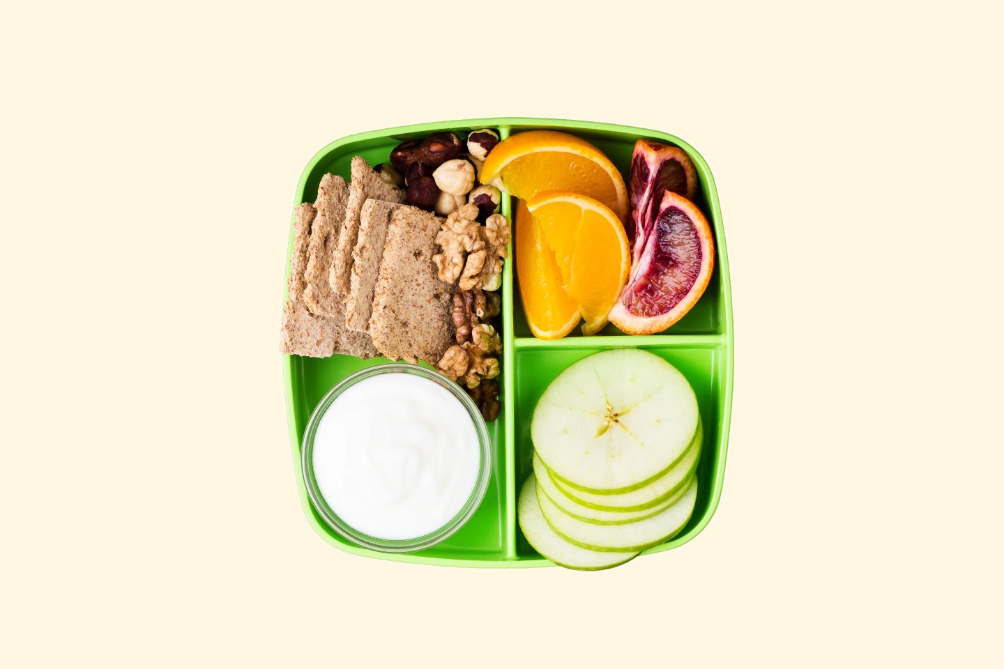 Fruit, whole grains and nuts