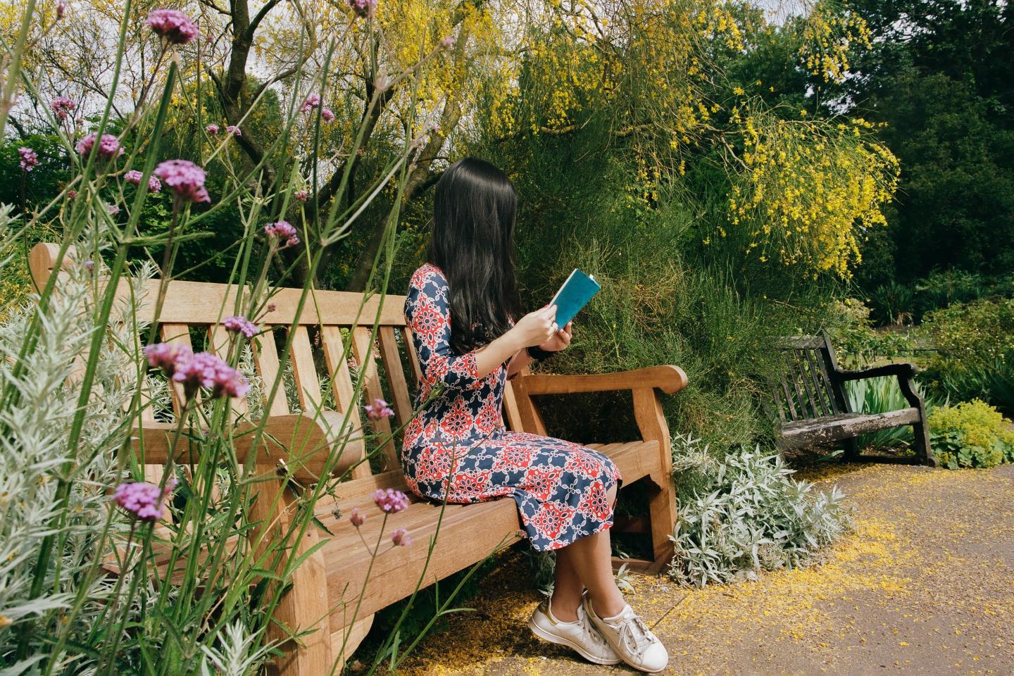 NYU student Haruka photographed in Hyde Park in London, England on July 6, 2022.