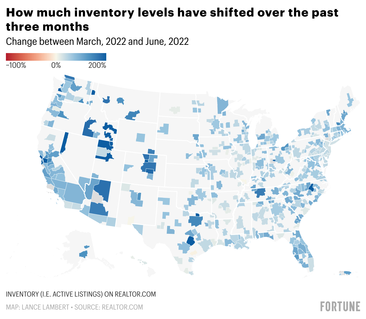 How hard the housing correction is hitting your local housing market, as told by one interactive map