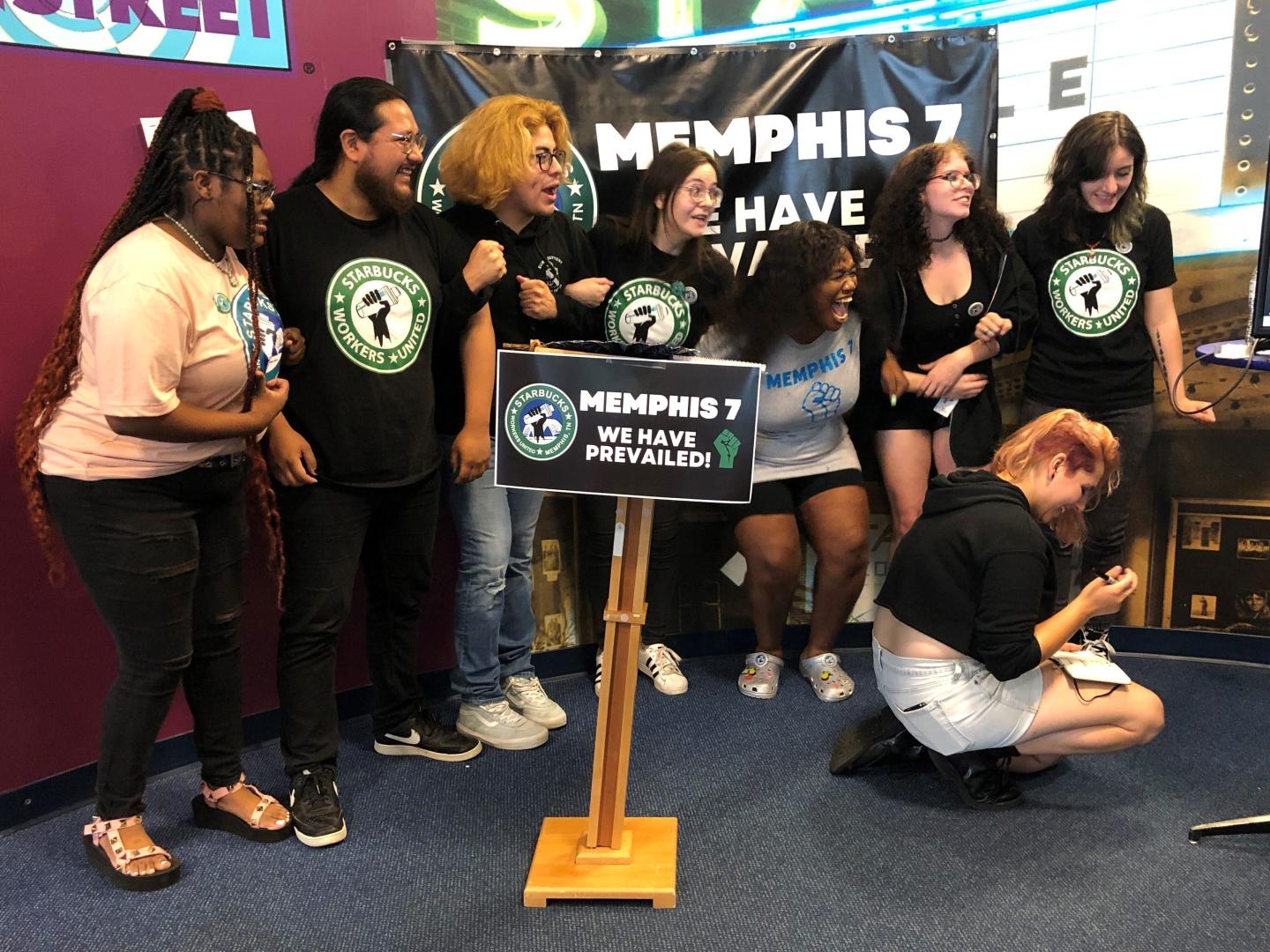 Starbucks has to rehire 7 workers it fired for trying to unionize, federal judge rules