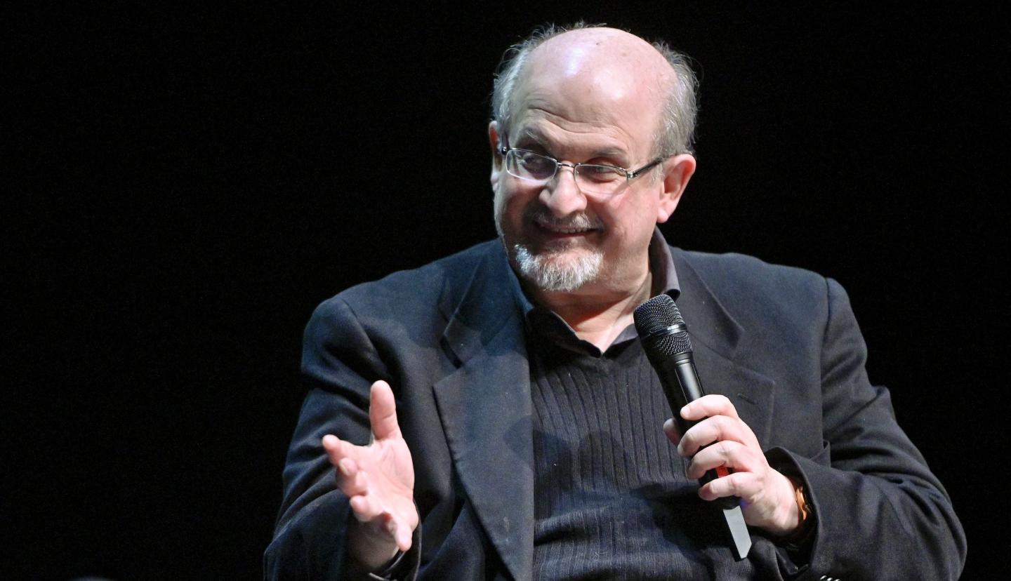Author Salman Rushdie in 2019