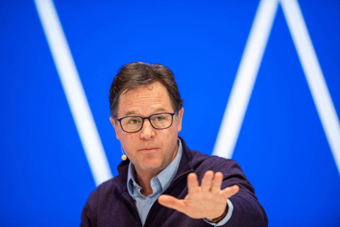 Nick Clegg, Meta's president of global affairs