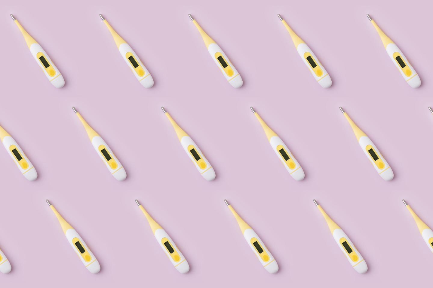 Digital thermometer pattern