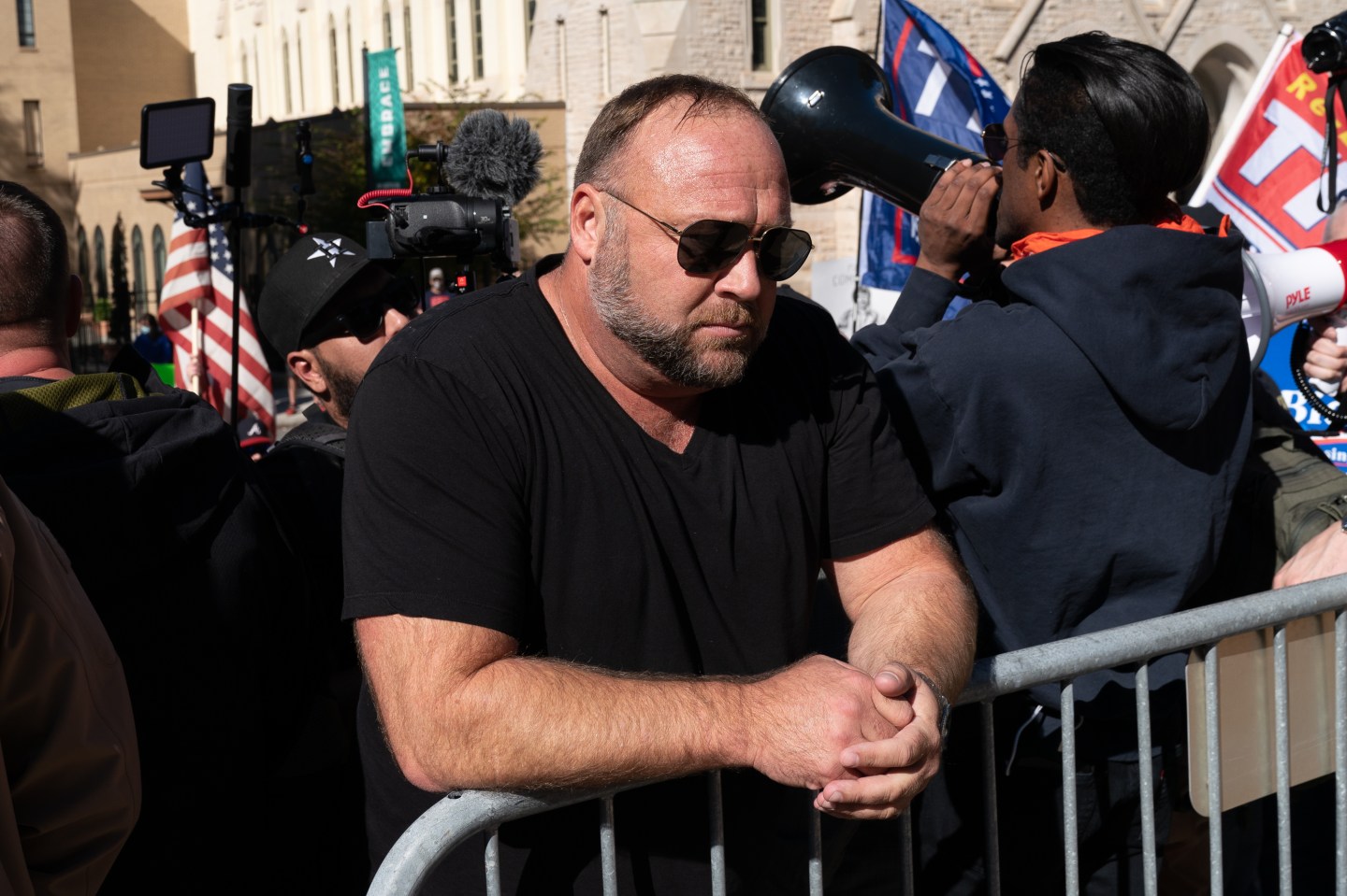 Alex Jones, host of Infowars.