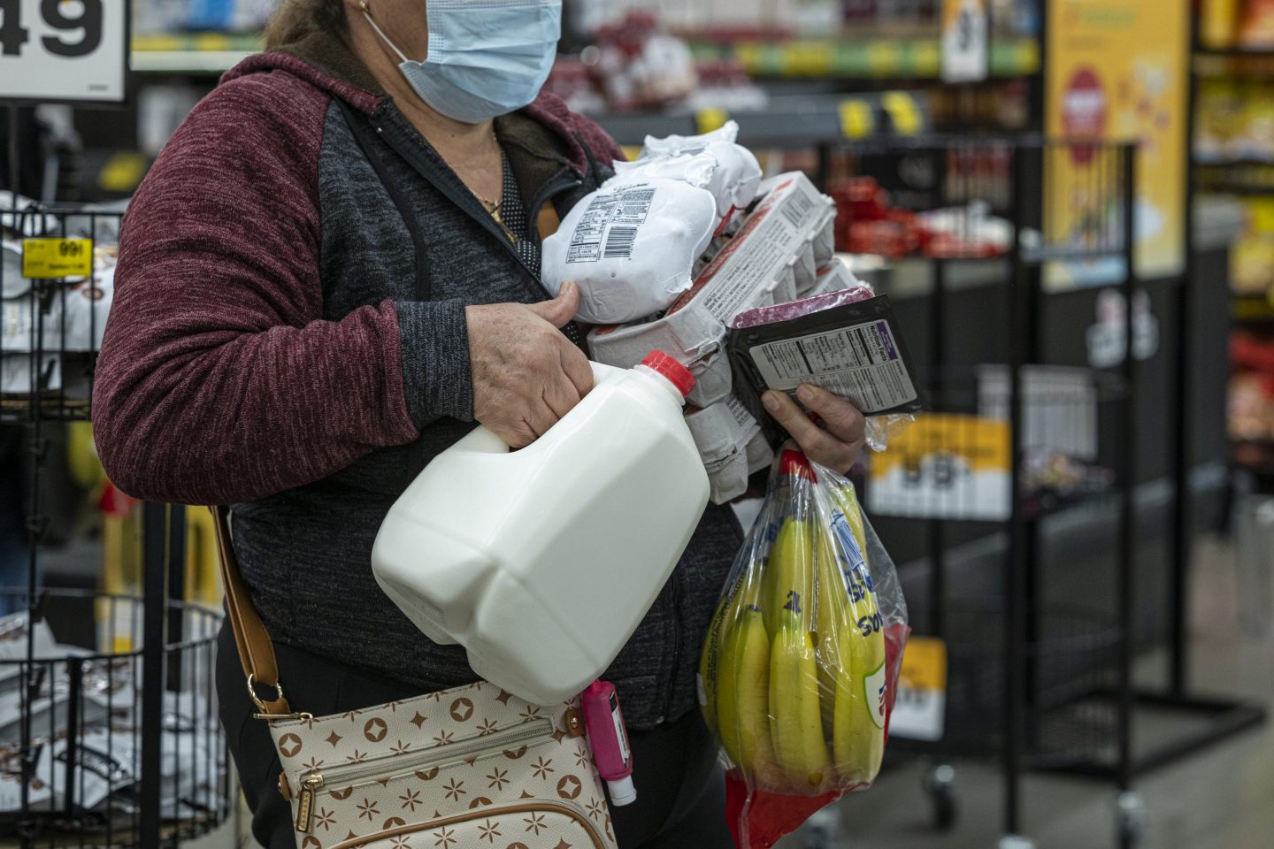 Rising food prices are depleting consumer savings.