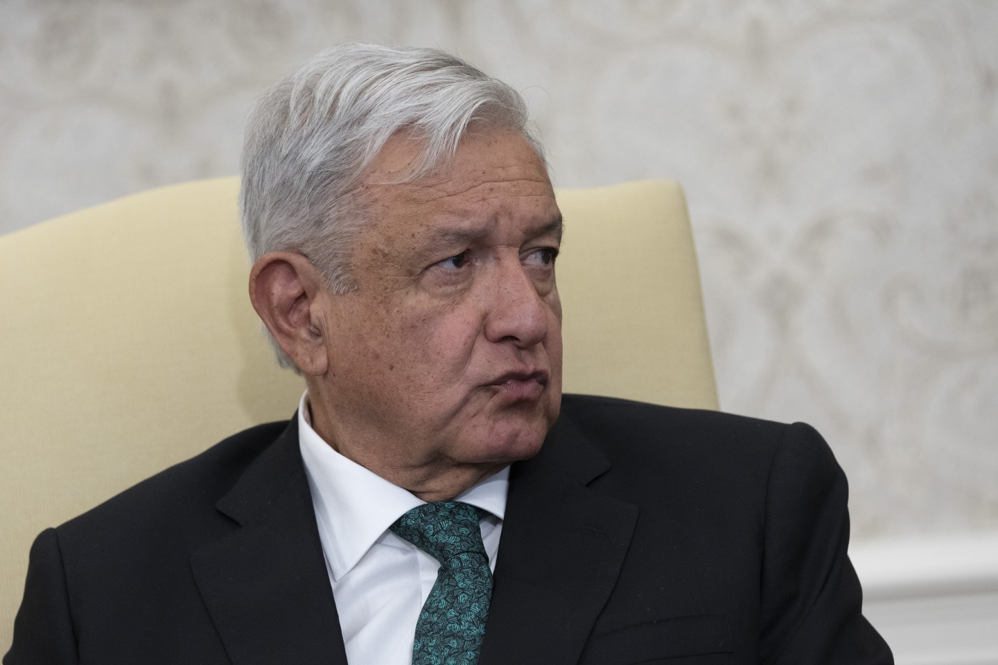 Mexico's president Andres Manuel Lopez Obrador.