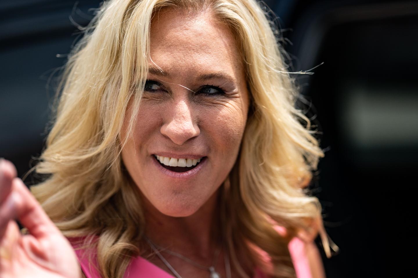 White House Twitter account slams Marjorie Taylor Greene, reminding her that the federal government forgave her $183,000 business loan