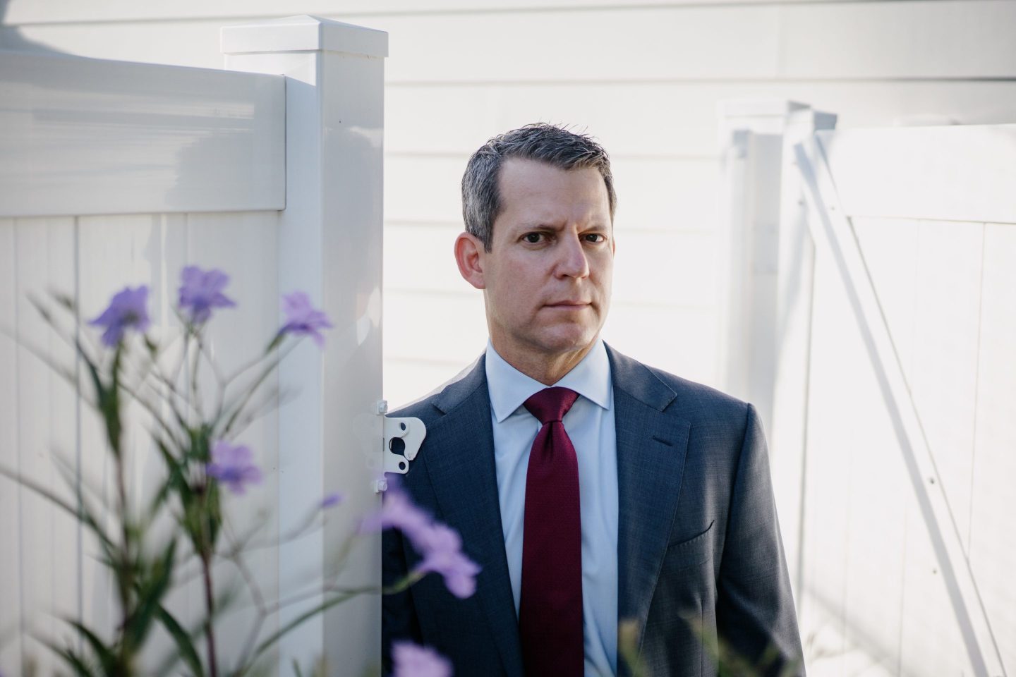 Hillsborough County State Attorney Andrew Warren at his home in Tampa, Fla. on Aug. 7.