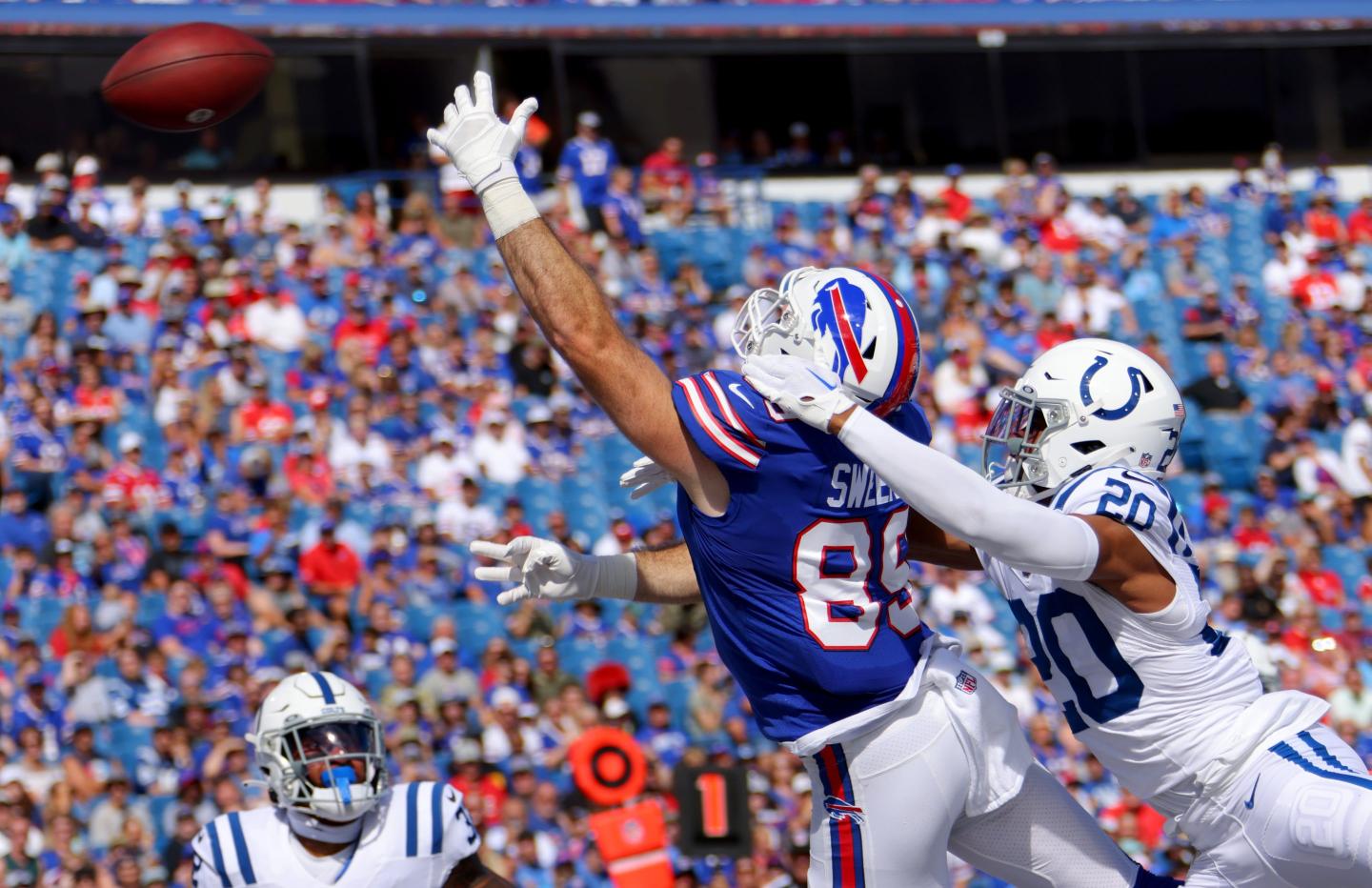 NFL game between teh Buffalo Bills and Indianapolis Colts.