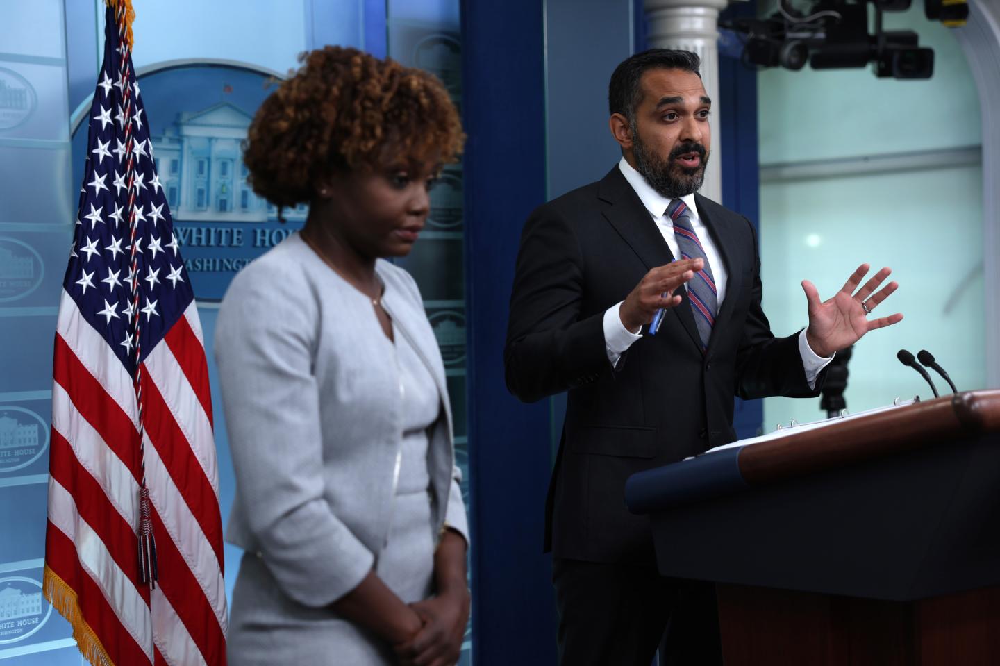 Karine Jean-Pierre Holds Daily White House Press Briefing