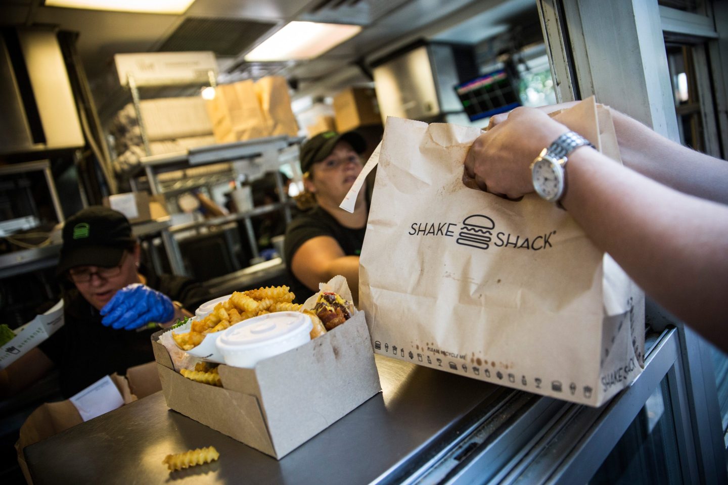 Shake Shack workers
