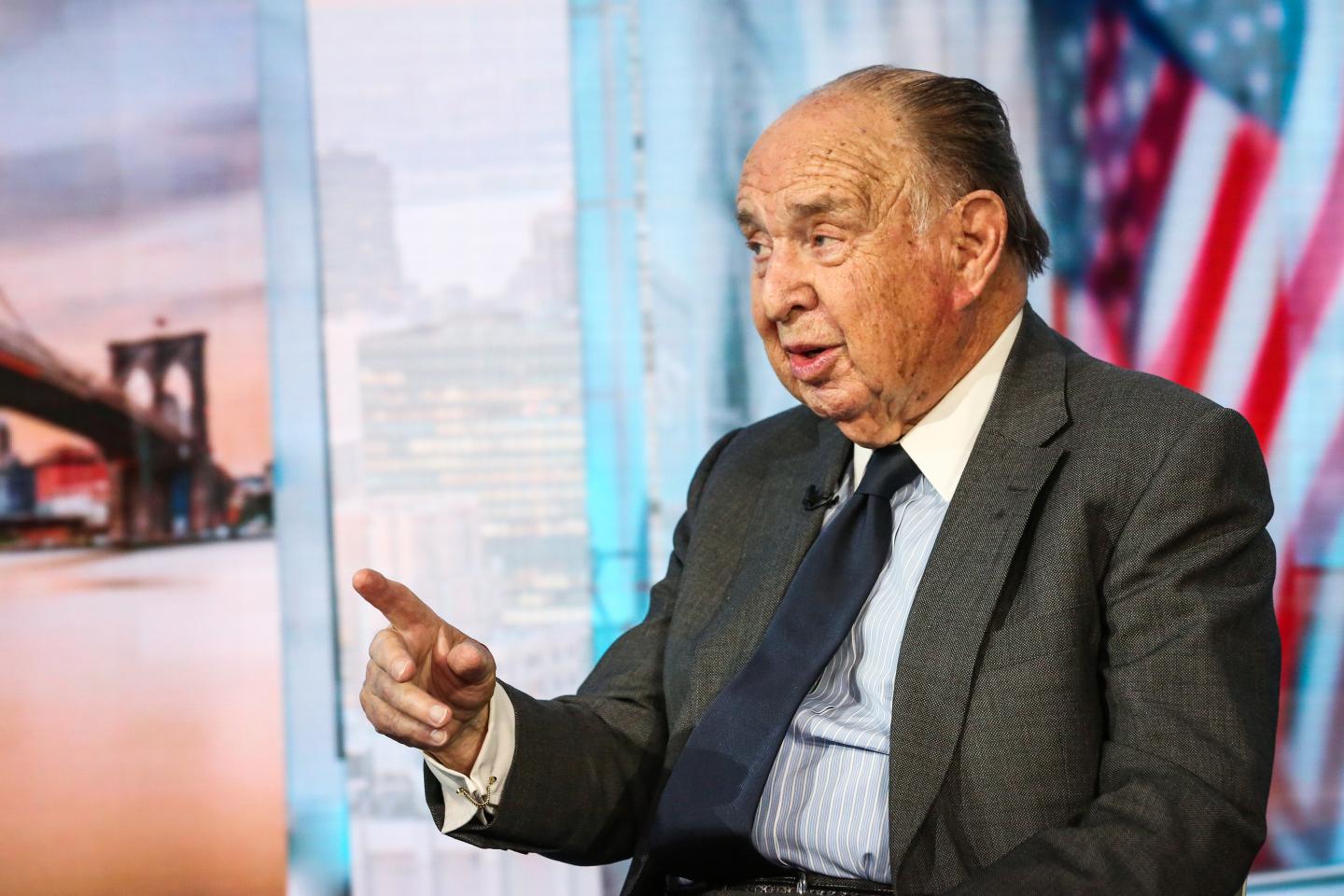 Henry Kaufman, president of Henry Kaufman and Co., speaks during a Bloomberg Television interview in New York, U.S., on Thursday, Oct. 26, 2017.