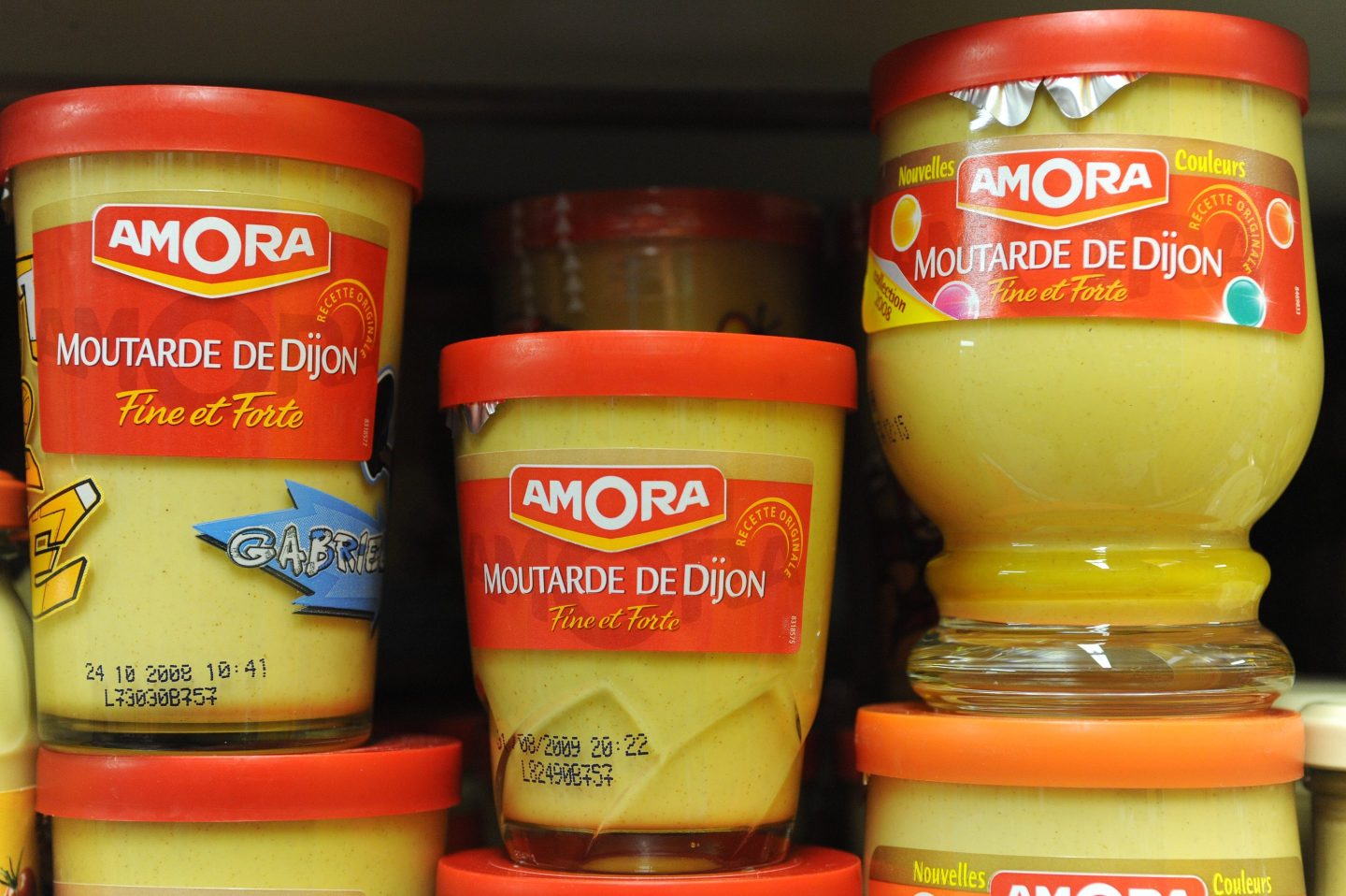 Shoppers in France are scrambling to get ahold of the Amora dijon mustard brand.