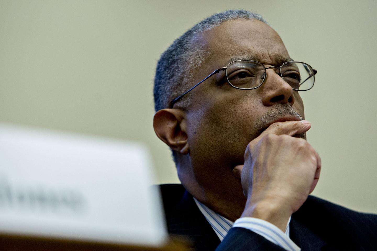 Economist William Spriggs at a hearing of the House Financial Services Monetary Policy and Trade Subcommittee