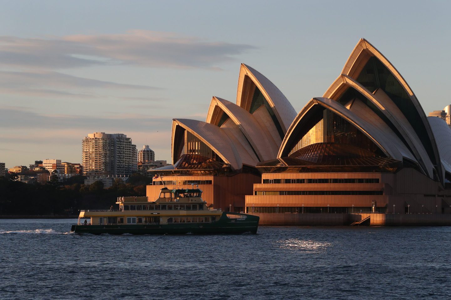 The Sydney Opera House on August 16, 2022.