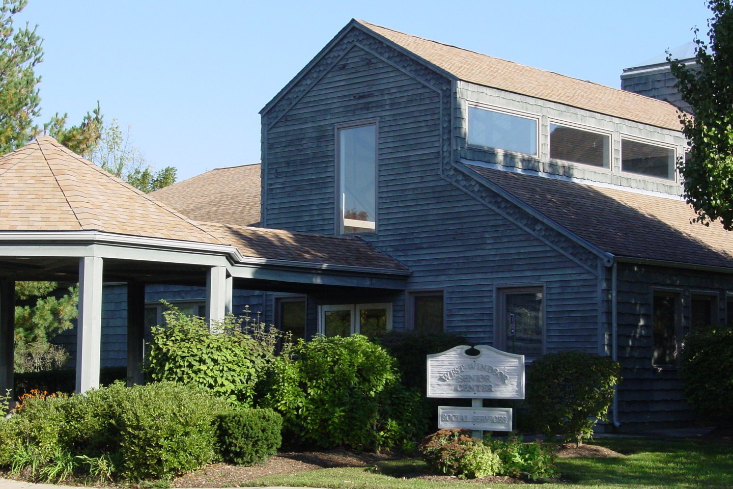 West Windsor’s senior center, founded in 1979, offers residents 55 and older access to yoga and fitness classes, health screenings, and even movie nights.
