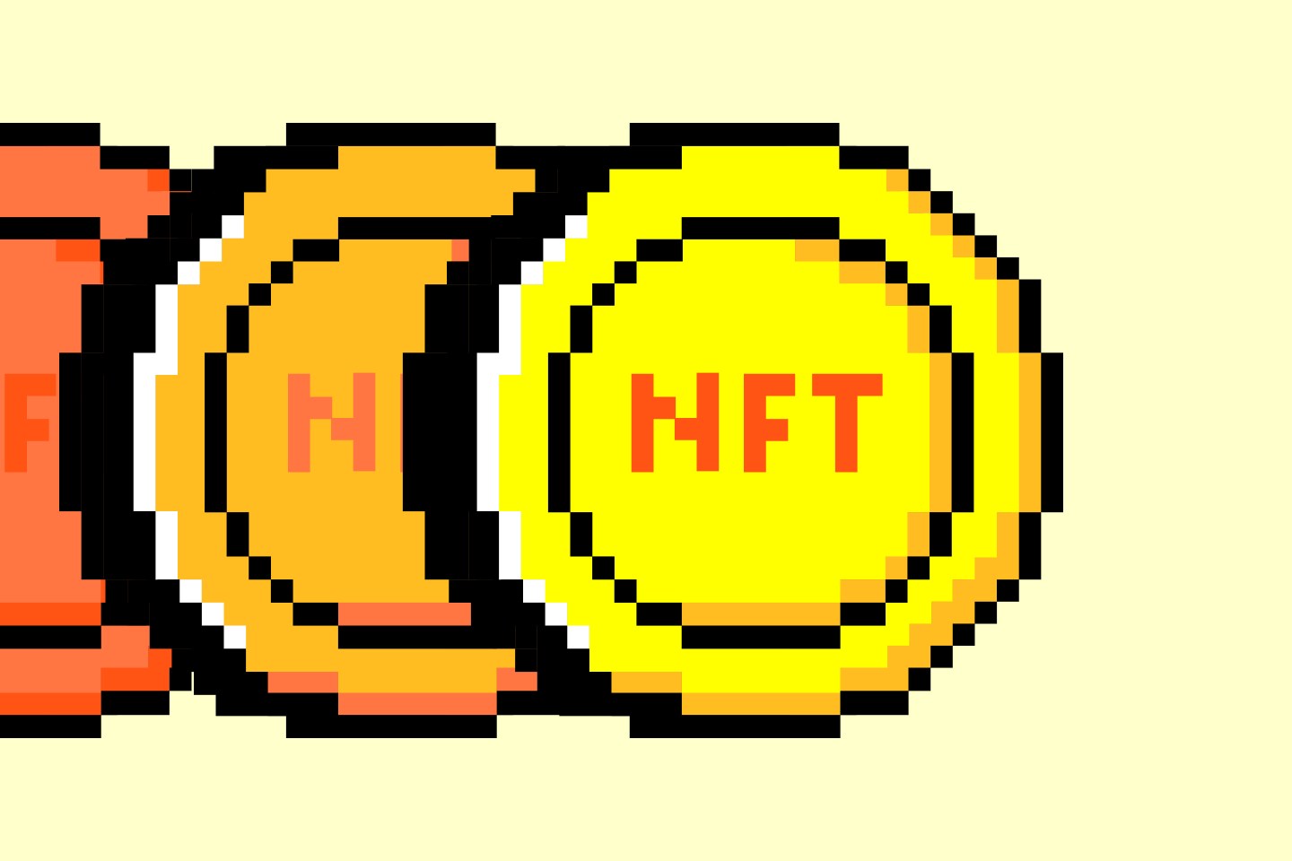 Artist’s rendering of a non-fungible token, or NFT